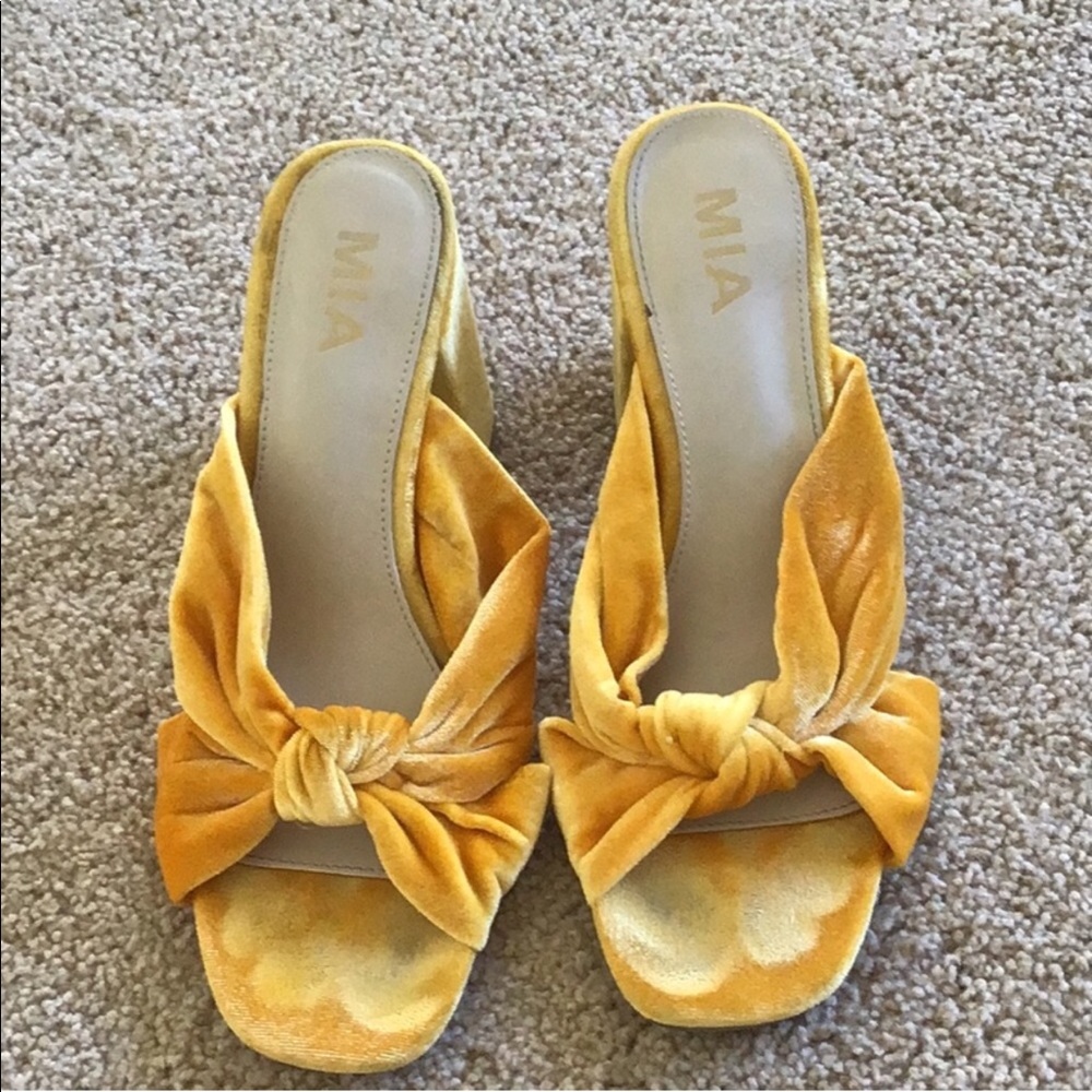 MIA Yellow Heels